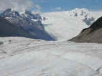 Root Glacier and the icefall on Mount Blackburn