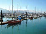 We took a boat from Seward