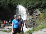 Waterfall on Klondike Highway between White Pass and Skagway