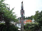 Totem pole in Ketchikan