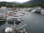 The harbor at Ketchikan