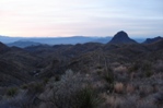 View of Elephant Tusk shortly after leaving the Dodson trail.