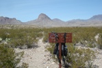 No sign of Janice and our meeting time had passed, so Charlie started back knowing it was 16 miles to his car, leaving a note for Janice under a rock.