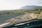 River Road East, with Marsical Mountain in the distance.