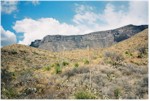The east rim of the Chisos Mountains