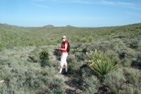 On the trail to Apache Canyon