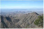 Looking south-west from our wedding spot, towards Santa Elena Canyon