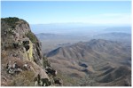 Looking south-east from our wedding spot, towards Boquillas Canyon