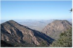 The view from the east rim, looking north