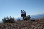 Our wedding place on the South Rim of the Chisos Mountains