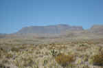 Dominguez Mountain from near the Elephant Tusk trailhead.