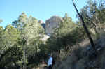 We had a beautiful view of Emory Peak from the trail.