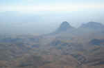 Looking south to Elephant Tusk and the route that Charlie hiked the previous day.