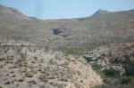 Devil's Den Canyon seen from the highway