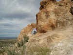 Natural arch at the Chimneys