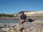 Charlie hiked down to the Rio Grande at Entrance Camp