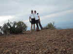 Our wedding place on the South Rim of the Chisos Mountains