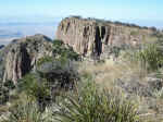 Our wedding place on the South Rim of the Chisos Mountains 