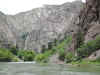 The river enters the canyon at East Portal