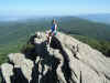 On the summit of Humpback Rocks