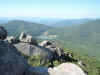 Abbott Lake from the summit of Sharp Top