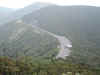 The Blue Ridge Parkway from the summit of Craggy Pinnacle