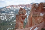 A strange-shaped hoodoo in Agua Canyon.