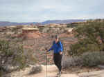 Janice on the Confluence Overlook trail