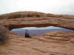 Janice at Mesa Arch