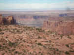 Taylor Canyon (where Charlie hiked in 2008) seen from Upheaval Dome