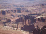 The canyons below Grand View Point