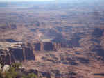 The Colorado River seen from White Rim Overlook