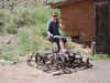 Janice at the Gifford farm house