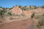 We crossed several muddy creeks on the Little Red River trail