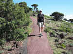 Janice on the Crater Rim trail