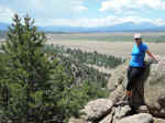 Janice at the Arkansas River overlook