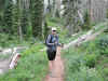 Janice on the Ramparts trail