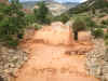 Coal Creek in Cedar City after a flash flood