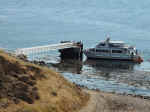 Our boat, viewed from Smugglers Cove Trail