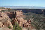 The "Squaw Fingers" rock formations