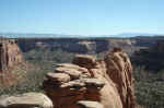 The ridge leading to the "Coke Ovens"