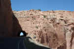 One of the tunnels on the West side entrance road