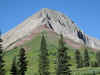 The route to the summit above treeline