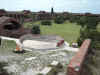 View of the parade ground from the top of Fort Jefferson