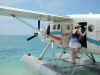 Leaving Dry Tortugas for the flight back to Key West