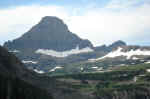 Looking South towards Logan Pass, from the Highline Trail.