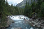 Lake McDonald falls.