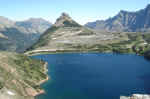 Sue Lake from the overlook.