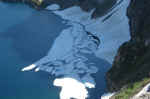 Icebergs in Sue Lake.