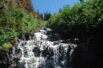 The trail to Waterton Lake crossed some beautiful waterfalls.